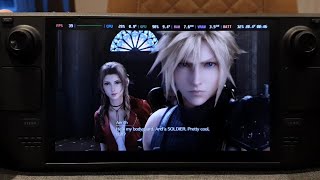 Steam Deck OLED 1TB Final Fantasy 7 Remake testing [upl. by Krell]