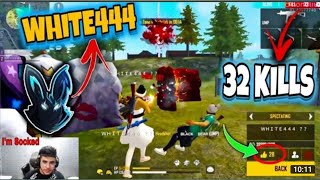 White 444 vs 48 player With 32 kill  Syblus schoked after watching the game  Free Fire [upl. by Caterina]