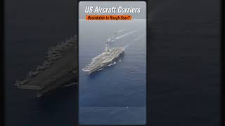 US Aircraft Carriers  Unsinkable on Rough Seas [upl. by Westphal]