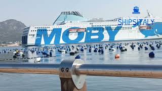 MOBY FANTASY PRIMO ARRIVO A OLBIA [upl. by Almeta]