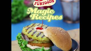 Hawaiian Burger  Magic Recipes by FunFoods by Dr Oetker [upl. by Ahsot]