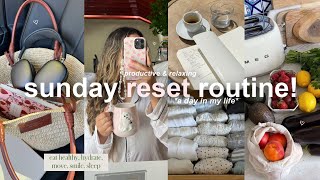 SUNDAY RESET VLOG🧺 a productive amp relaxing day deep cleaning planning amp running errands [upl. by Aleekahs]