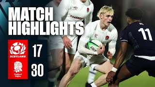 Highlights  Scotland U20 Men vs England U20 Men  U20 Six Nations [upl. by Kotick]