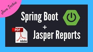 Spring Boot  Jasper Report  Example  JavaTechie [upl. by Fons]