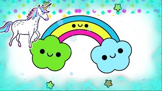 Rainbow Coloring For Kids and Toddlers Best Coloring Videos For Kids amp Toddlers [upl. by Rew]