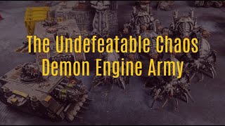 I went undefeated using chaos space marine tanks and demon engines at a tournament Ask me how [upl. by Coltin]