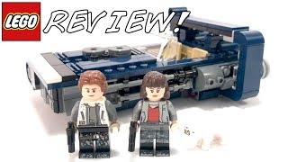 LEGO Star Wars 75209 Han Solos Landspeeder Review [upl. by Odnaloy]