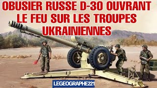 🛑Obusier russe D30 ouvrant le feu sur les troupes ukrainiennes [upl. by Bedwell]