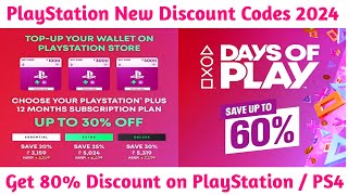 PlayStation Discount Codes 2024  PS4 Discount Codes for PS5 amp PSN [upl. by Valerio]