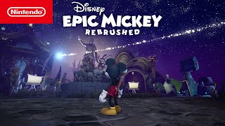 Disney Epic Mickey Rebrushed – Gameplay Trailer – Nintendo Switch [upl. by Ailiec]