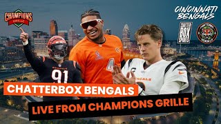 Cincinnati Bengals Wont Lose This Week LIVE from Champions Grille  CBox Bengals [upl. by Eidderf]