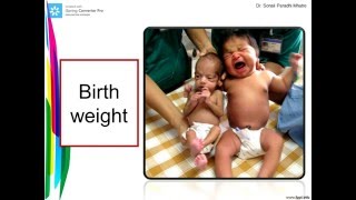 Neonatology Basics  Birth weight and Gestational age [upl. by Mundt]