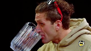 Hot Ones with Casey Neistat But He Just Drinks Water [upl. by Mickey]