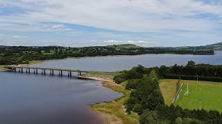 Blessington Lakes in Co Wicklow Ireland  4K Drone footage [upl. by Nnazil889]