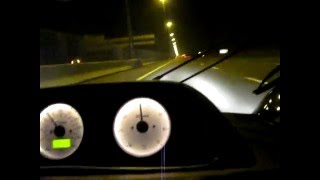 Ultima GTR at high speeds gets flashed by speed camera on highway [upl. by Nalym698]