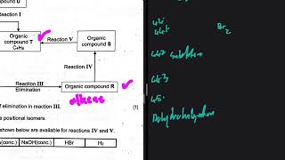 Question 4 Organic Compounds Reactions Grade 12 Physical Sciences P2 November 2024 [upl. by Inahpit]