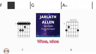 JARLATH ALLEN Serenade from the stars FCN GUITAR CHORDS amp LYRICS [upl. by Norag589]