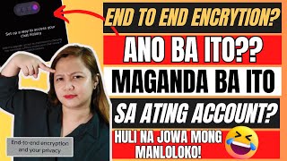 END TO END ENCRYPTION MESSENGER ANO ITO TAGALOG TUTORIAL EXPLAINED  Sarah Jane Semic [upl. by Uaeb]