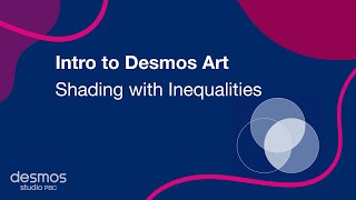 Intro to Desmos Art  Shading with Inequalities [upl. by Joshuah]