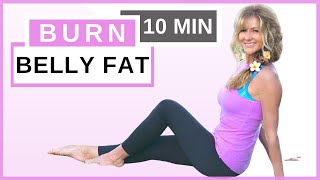 10 Minute Ab Workout For Women Over 50  Reduce Belly Fat Fast  Fabulous50s [upl. by Nelle981]