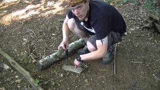 BushcraftBasics  Folge1  Messertechniken [upl. by Eelessej137]