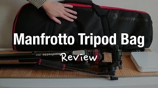 Manfrotto MBAG90PN Padded Tripod Bag Review [upl. by Kola]