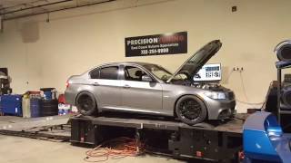 700whp Single Turbo N54 335i Dyno Pull [upl. by Drageruaeb]