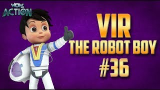 Vir The Robot Boy  Hindi Cartoon Compilation For Kids  Compilation 36  WowKidz Action [upl. by Eerb]