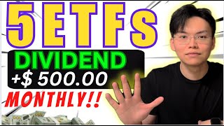 5 Best ETFs that Pay MONTHLY Dividends Ultimate Guide [upl. by Alyose533]