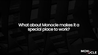 What makes Monocle Special [upl. by Ainslee]