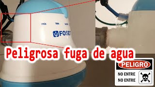 Regadera eléctrica con peligr0sa fuga de agua reparación [upl. by Annovy]