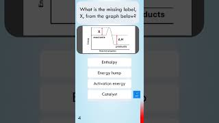 Rates of Reaction Quiz A  Question 4 chemistryexam chemistryrevision as91166 [upl. by Enialb81]