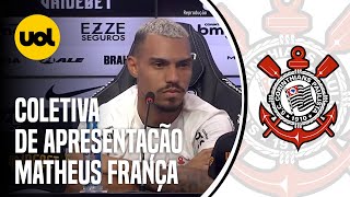 COLETIVA DE APRESENTAÇÃO MATHEUZINHO NO CORINTHIANS [upl. by Angelique]