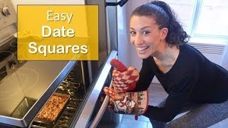 How To Make Healthy Date Squares  StepbyStep [upl. by Parrott473]