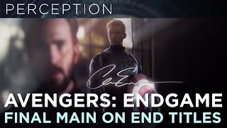 Marvel Studios Avengers Endgame Main On End Title Sequence [upl. by Irap]