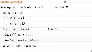 Proof Exam Questions  A Level Maths  Edexcel Pure Year 2  Q6 level 3 [upl. by Yrral]