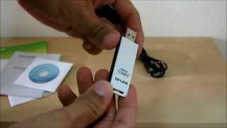 TPLink TLWN821N 300Mbps Wireless N USB Adapter Unboxing and Testing [upl. by Lerad]