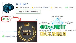 Gold High MT4 EA Best Forex EA MT4 Crack Version [upl. by Ebneter331]