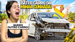 BATI O CARRO DA MINHA CUNHADA Deu ruim [upl. by Odraleba]