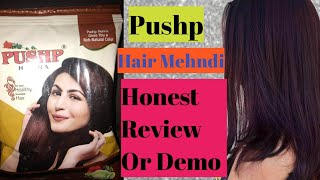 Pushp Hair Mehndi Honest Review Or Demo  Hair Mehndi  Mehndi  Hair Colour  Hair Colour [upl. by Yruam]