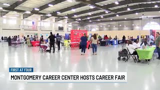 Montgomery Career Center hosts career fair [upl. by Ennovoj]