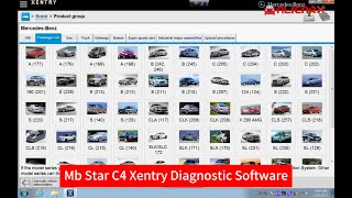 Mb Star C4 Xentry Diagnostic Software Testing Support Car and Truck Diagnose Include 256G500G SSD [upl. by Lidstone]