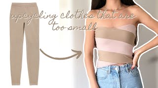 how to upcycle clothes that are too small [upl. by Naek]