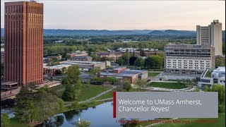 UMass Amherst Community Welcomes Chancellor Reyes [upl. by Markson429]