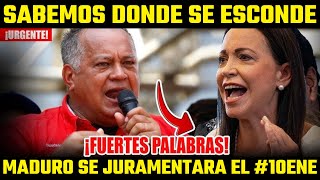 DIOSDADO CABELLO afirma saber DONDE SE ESCONDE María Corina [upl. by Jp547]