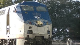 Amtrak 91 The Silver Star hits a tomato truck in Lakeland FL [upl. by Hueston480]