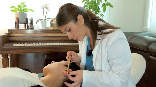 ASMR Detailed Ear Exam Acupressure amp Ear Seeding Unintentional Style ASMR Soft Spoken Real Person [upl. by Akinom437]