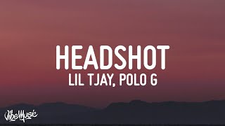 Lil Tjay  Headshot Lyrics ft Polo G amp Fivio Foreign [upl. by Ardnosal819]