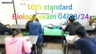 10th standard Biology exam 040824 [upl. by Tuesday]