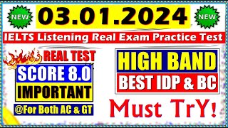 IELTS LISTENING PRACTICE TEST 2023 WITH ANSWERS  03012024 [upl. by Nwahsav]